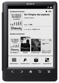 Another Sony Reader released: PRS-T3 cover image
